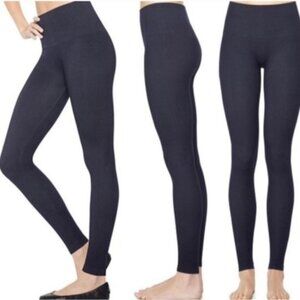 Love Your Assets By Sara Blakely Dark Denim Wash Seamless Leggings Large New